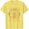 Let's Go Hiking Worst Case Scenario You Get Eaten By A Bear T-Shirt - Lemon Yellow