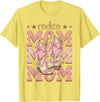 Country CowGirl Western Family Matching Rodeo Mom Pink Boots Coquette Cow-Girl Birthday Party T-Shirt - Lemon Yellow