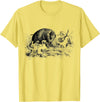 Boar hunting Wild Boar Hunter Pig Hog Hunting T-Shirt - Lemon Yellow