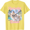 Hydrated Queen Cute Hamster Shining Lake Funny Meme T-Shirt - Lemon Yellow