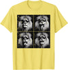 Lion Shirts For Men Women Kids Gifts Lion Selfie Funny Meme Women Kids Boys Girls Youth Teen Men T-Shirt - Lemon Yellow