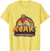 Show Your Lion inside You By Roaring Shirt Lion Roar Shirt Life Is Wild God Is Good Animals Roar Shirt T-Shirt - Lemon Yellow