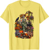 Halloween Gardening Lover Apparel & Gifts Outlet Freshly Planted Skeleton Gardener Halloween T-Shirt - Lemon Yellow