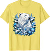 Arctic Polar Bear Snowflake Winter Christmas Christmas Polar Bear Snowflakes Winter Ornaments T-Shirt - Lemon Yellow