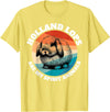 Spirit Animal Holland Lop Rabbit T-Shirt in Lemon Yellow