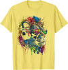Lion fans sunglasses designs & apparel Lion Sunglasses Headphones Party Lion Lovers Lions T-Shirt - Lemon Yellow