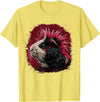 Guinea pig pet love Guinea Pig Punk T-Shirt - Lemon Yellow