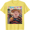 Pig John Pork Mexico Meme John Pork Funny Pig Man Mexican Fiesta Cinco de Mayo Taco T-Shirt - Lemon Yellow
