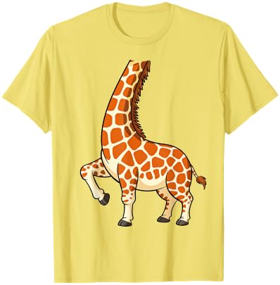 Giraffe Shirt Adult Men Women Kids Giraffe Costume T-Shirt