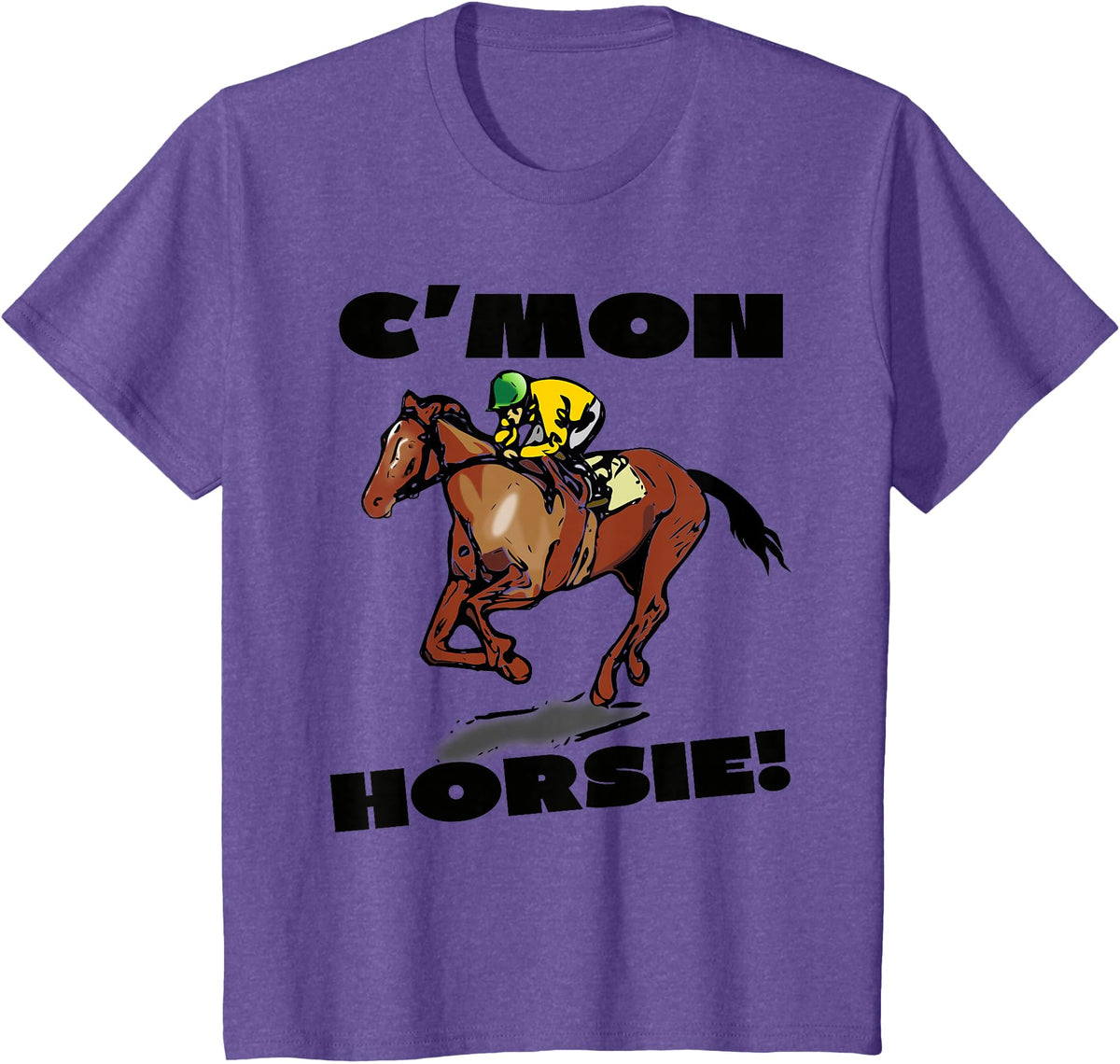 Horse Racing Shirts 101 Horse Racing Races Track T-shirt Boys Girls Youth Child T-Shirt - Purple Heather