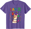 2 years old 2th birthday Llamas Llama Alpaca Shop 2 Years Old 2 Birthday Llamas Alpaca Boy Girl Llama T-Shirt - Purple Heather