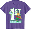 Children's My First Birthday Official Llama Llama Tee Shirt T-Shirt - Purple Heather