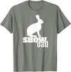 Show Dad Rabbit County Fair Livestock T-Shirt in Olive Heather