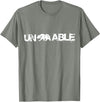 Funny Unbearable T-Shirt - Un Bear Able Tee Funny Un Bear Able Shirt - Unbearable T-Shirt T-Shirt - Olive Heather