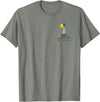 Salter Designs Alligator Reef Lighthouse Islamorada Florida Keys Fish T-Shirt - Olive Heather