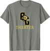 Buffalo Gap High School, Swoope, VA 24479 Buffalo Gap High School Bison Theater T-Shirt - Olive Heather