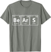 Periodic Tees Co. Bears (Be-Ar-S) Periodic Table Elements Shirt T-Shirt - Olive Heather