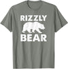 Rizz Meaning Tees Rizzly Bear T-Shirt - Olive Heather