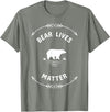 Animal Lover Save The Bears Wild Animal Tees Animal Lover Bear Lives Matter Save The Bears T-Shirt T-Shirt - Olive Heather