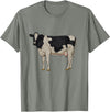 Cows and cattle Drawing of a Holstein cattle T-Shirt - Olive Heather
