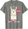 Llamazing Birthday Party Outfit Llama Lovers Mom Of The Birthday Girl Cute Mama Llama Alpaca Llamazing T-Shirt - Olive Heather