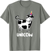 Cool Cow Lover Shirts & Funny Dairy Farmer Gifts Unicow. Cute Dairy Cow Farmer Shirt Funny Cow Lover Gift T-Shirt - Olive