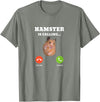 Hamster Meme is Calling T-Shirt - Olive Heather
