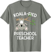 Preschool Teacher Gifts and Apparel Cute Koala Preschool Teacher T-Shirt Funny Pun Gift T-Shirt - Olive Heather
