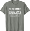 California Shirts Tuolumne Meadows, Yosemite Outdoor T-shirt T-Shirt - Olive Heather