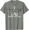 T-shirts 4You Paddlefish Hookin Ain't Easy fishing shirt T-Shirt - Olive Heather