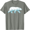 Polar Bear Gift Polar Bear Accessories & Stuff Cool Polar Bear Design For Men Women Arctic Polar Bear Lover T-Shirt - Olive Heather