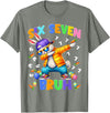 Bruh Happy Easter Bunny Dabbing Rabbit Men Boy Kid T-Shirt in Olive Heather