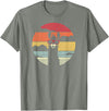 Pack A Punch Llama, Retro Style Alpaca T-Shirt - Olive Heather