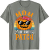 Halloween Pumpkin Patch Family Group Matching Pumpkin Mom Of The Patch Halloween Costume Family T-Shirt - Olive Heather