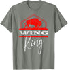 Nickel City Tailgate Gear Buffalo Wing King Legend T-Shirt - Olive Heather