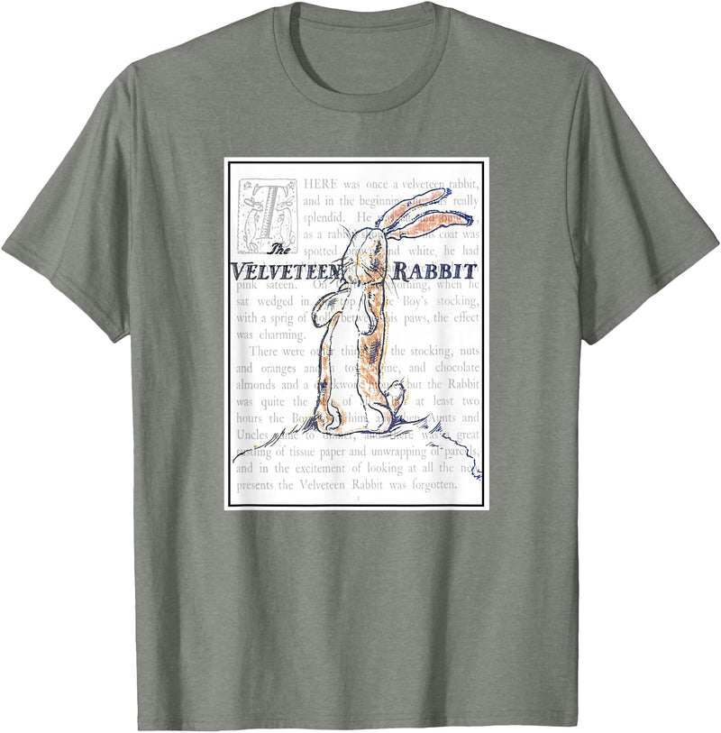 The Velvet Rabbit T-Shirt in Olive Heather