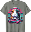 Guinea pig Rodent Game Lover Clothing Co. Guinea Pig Video Game Rodent Lover Animal Guinea Pigs Gamers T-Shirt - Olive Heather