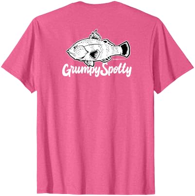 Grumpy Spotty Apparel Grumpy Spotted Bay Bass Everyday Shirt T-Shirt - size chart