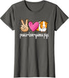 BALARI Peace Love Guinea Pigs Cute Guinea Pig Lover Women Girls T-Shirt - Asphalt Grey
