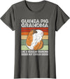 Humor Guinea Pig Design Piggy Design for your Guinea Pig Grandma T-Shirt - Asphalt Grey
