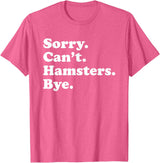 Funny Hamster Gift for Men Women Boys or Girls T-Shirt - Pink Heather