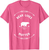 Animal Lover Save The Bears Wild Animal Tees Animal Lover Bear Lives Matter Save The Bears T-Shirt T-Shirt - Pink Heather