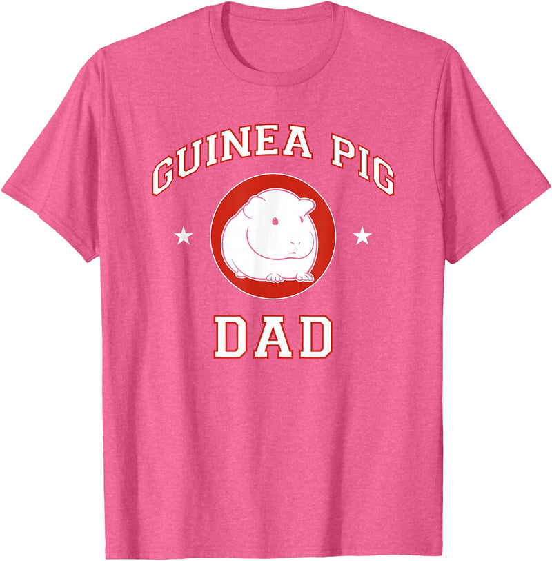 Miller Sye Guinea Pig Dad T-Shirt - Pink Heather