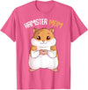 Women's Hamster Mom Hammy Girls T-Shirt - Pink Heather