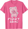 Super Pig Love Shirts Piggy Squad Cute Farm Animal Lover Adult & Toddler T-Shirt - Pink Heather