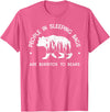 IN NATURE DESIGN CO. PEOPLE IN SLEEPING BAGS ARE BURRITOS TO BEARS T-Shirt - Pink Heather
