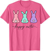 Happy Easter Bunny Rabbit Egg Hunt for Men, Women and Kids T-Shirt in Pink Heather