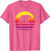 Bear Accessories & Clothing Gifts Women Men Kids Bear Retro Style Vintage T-Shirt - Pink Heather
