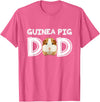 Cavy Breeder Fancier Accessories Clothes Guinea Pig Dad Father's Day Piggy Lover Owner Stuff Cavy T-Shirt - Pink Heather
