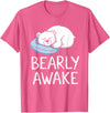 Polar Bear PJ Gifts Polar Bear Pajama Bearly Awake Sleep T-Shirt - Pink Heather